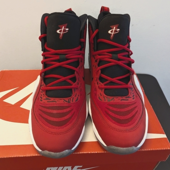 NEW Nike Air Penny 5 GS 'University Red' Size 7Y - Picture 4 of 12